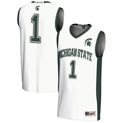 Michigan State Spartans Lightweight Gameday Greats White Basketball Jersey product image