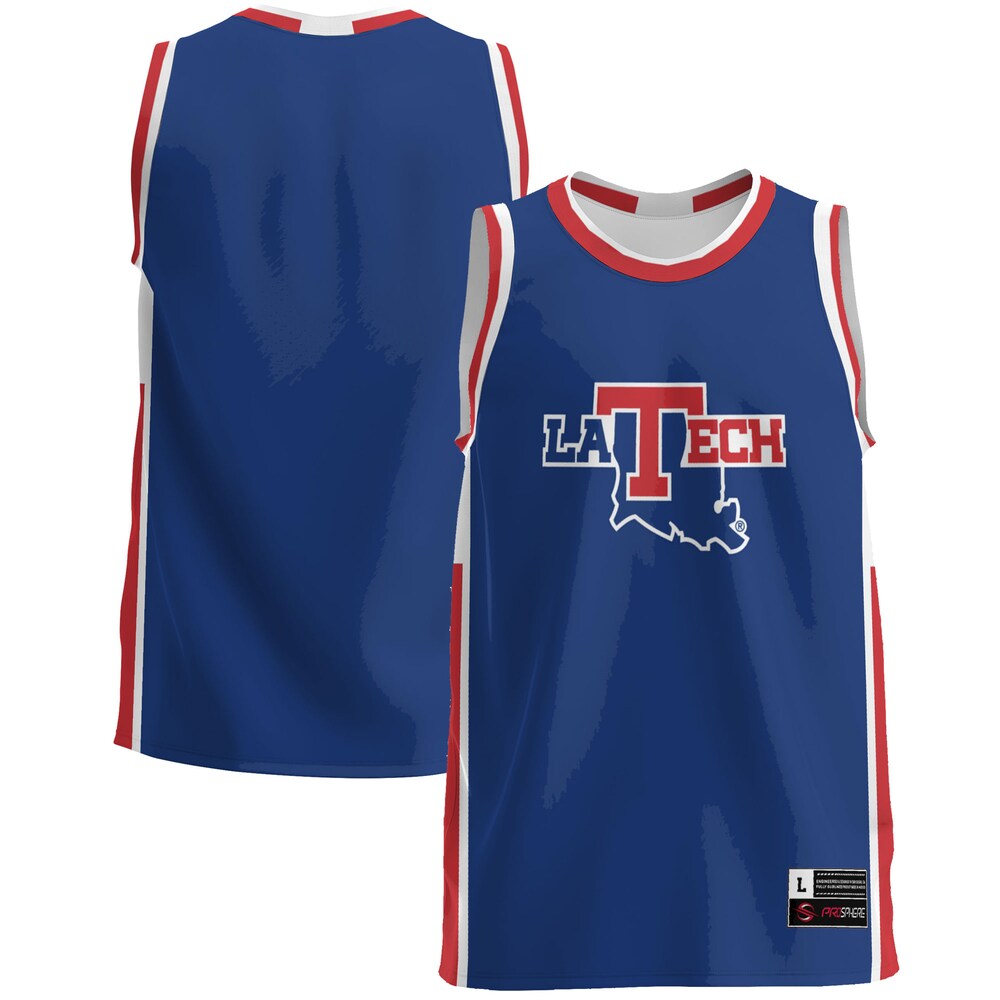 Louisiana Tech Bulldogs Lightweight Gameday Greats Blue Basketball Jersey product image