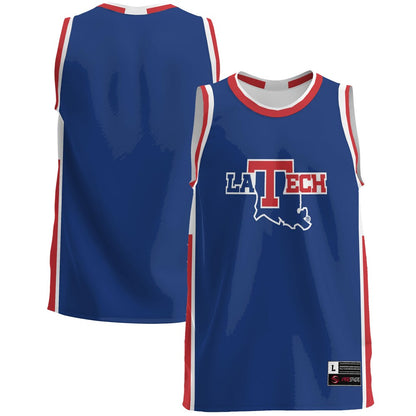 Louisiana Tech Bulldogs Lightweight Gameday Greats Blue Basketball Jersey product image
