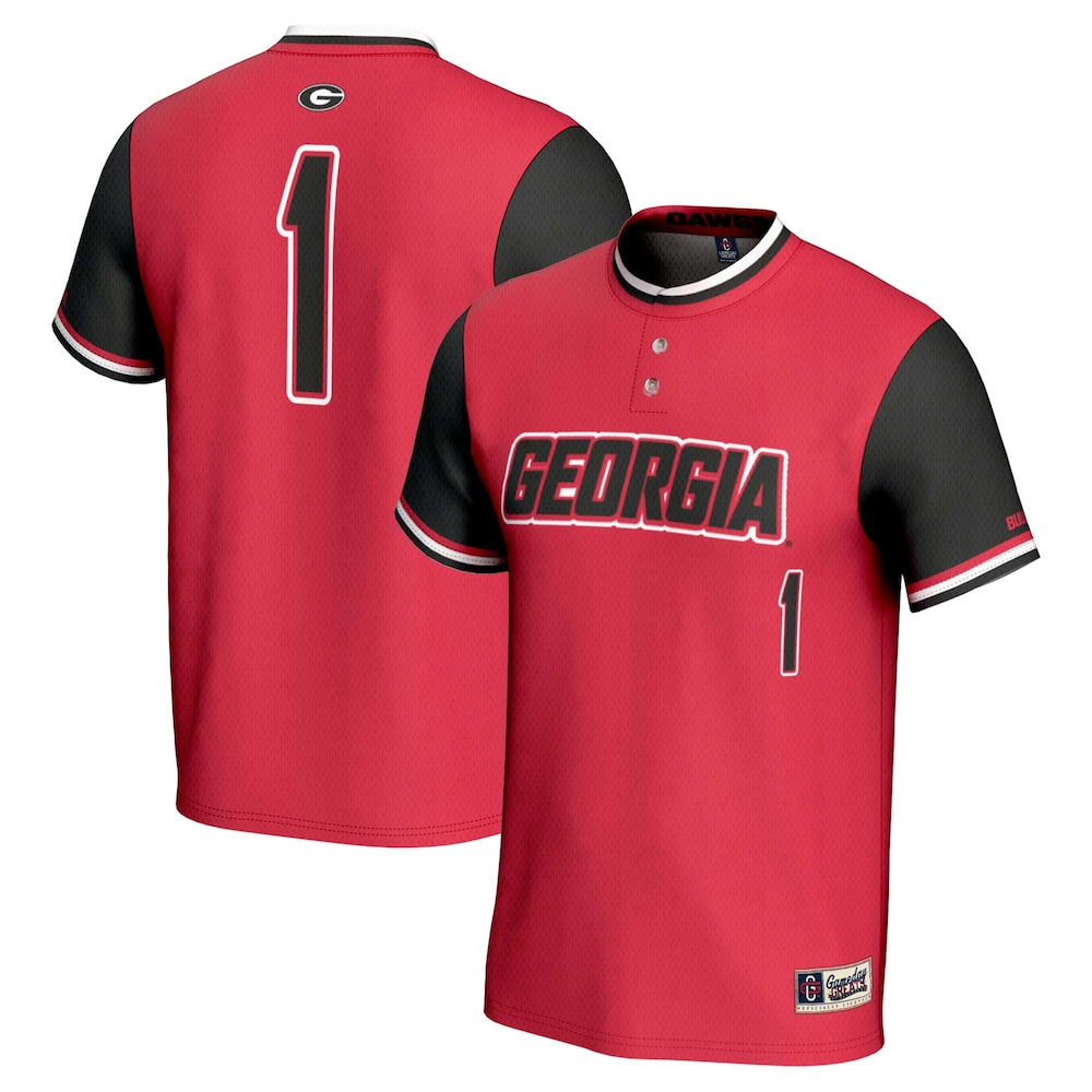 Georgia Bulldogs Lightweight Gameday Greats Red Football Jersey product image