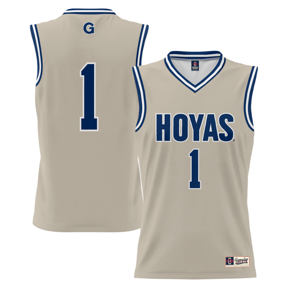 Georgetown Hoyas Lightweight Gameday Greats Gray Basketball Jersey product image