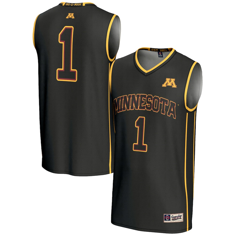 Minnesota Golden Gophers Lightweight Gameday Greats Black Basketball Jersey product image