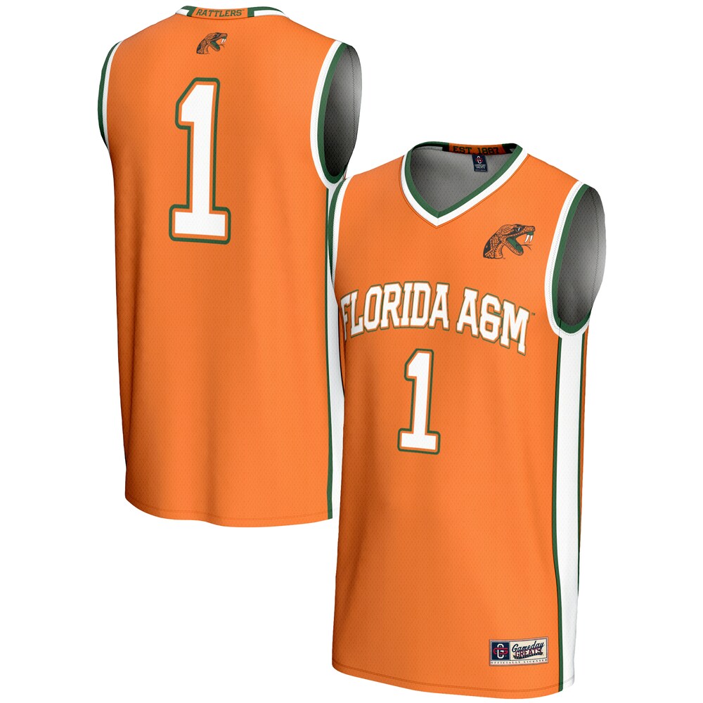 Florida A&m Rattlers Lightweight Gameday Greats Orange Basketball Jersey product image