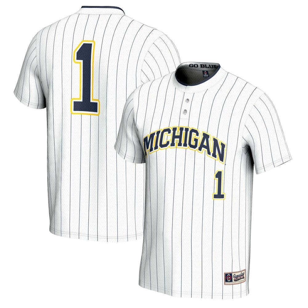 Michigan Wolverines Lightweight Gameday Greats White Football Jersey product image