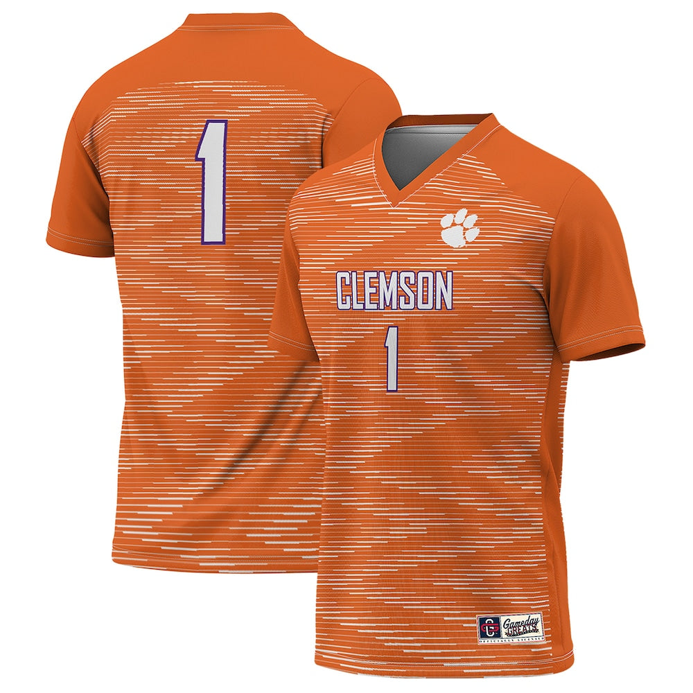 Clemson Tigers Lightweight Gameday Greats Orange Soccer Jersey product image