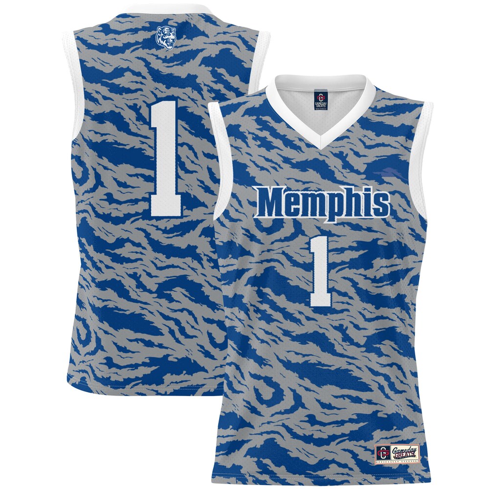 Memphis Tigers Lightweight Gameday Greats Royal Basketball Jersey product image
