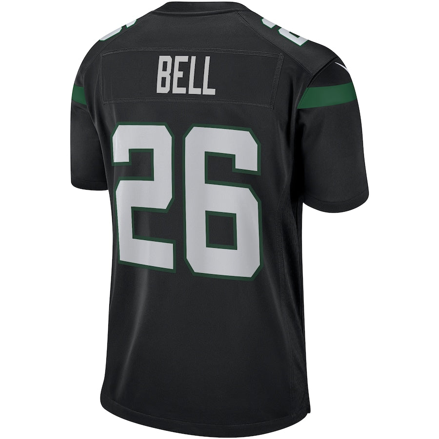 New York Jets Le'veon Bell Game Black Football Jersey product image