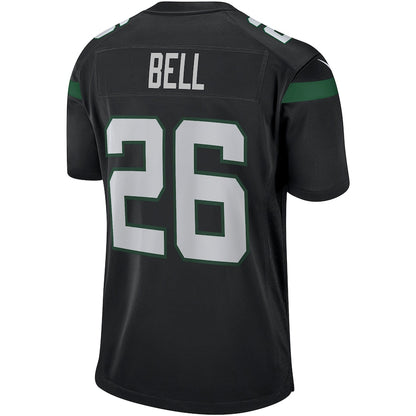 New York Jets Le'veon Bell Game Black Football Jersey product image