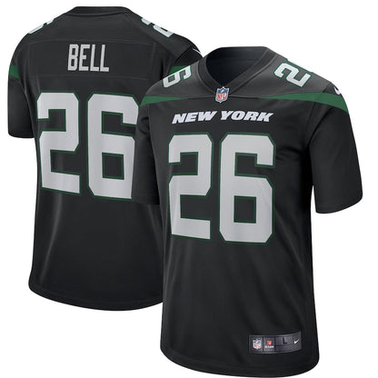 New York Jets Le'veon Bell Game Black Football Jersey product image