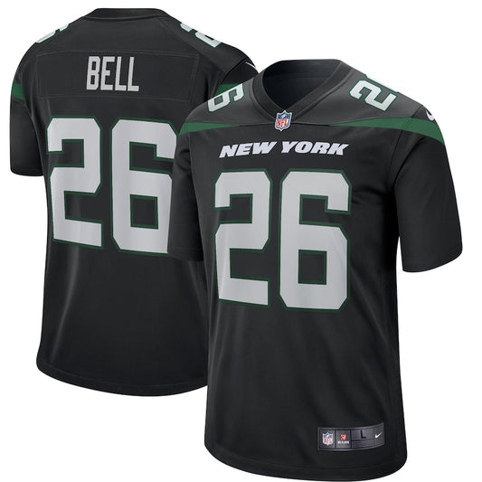 New York Jets Le'veon Bell Game Black Football Jersey product image