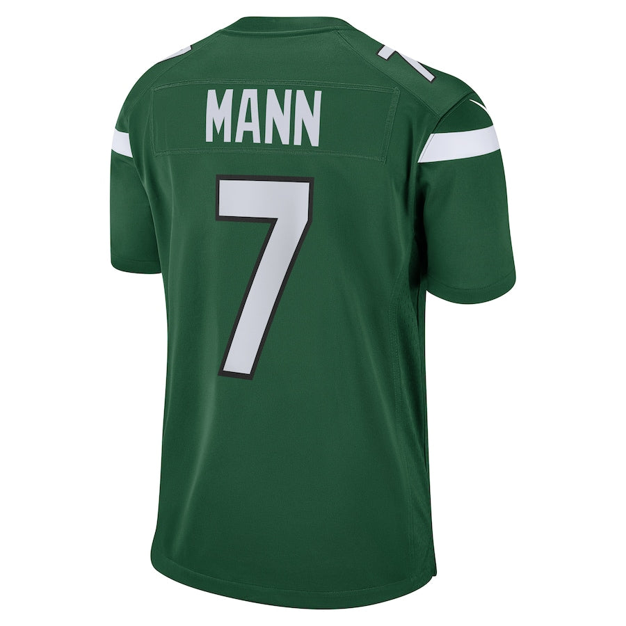 New York Jets Braden Mann Game Gotham Green Football Jersey product image