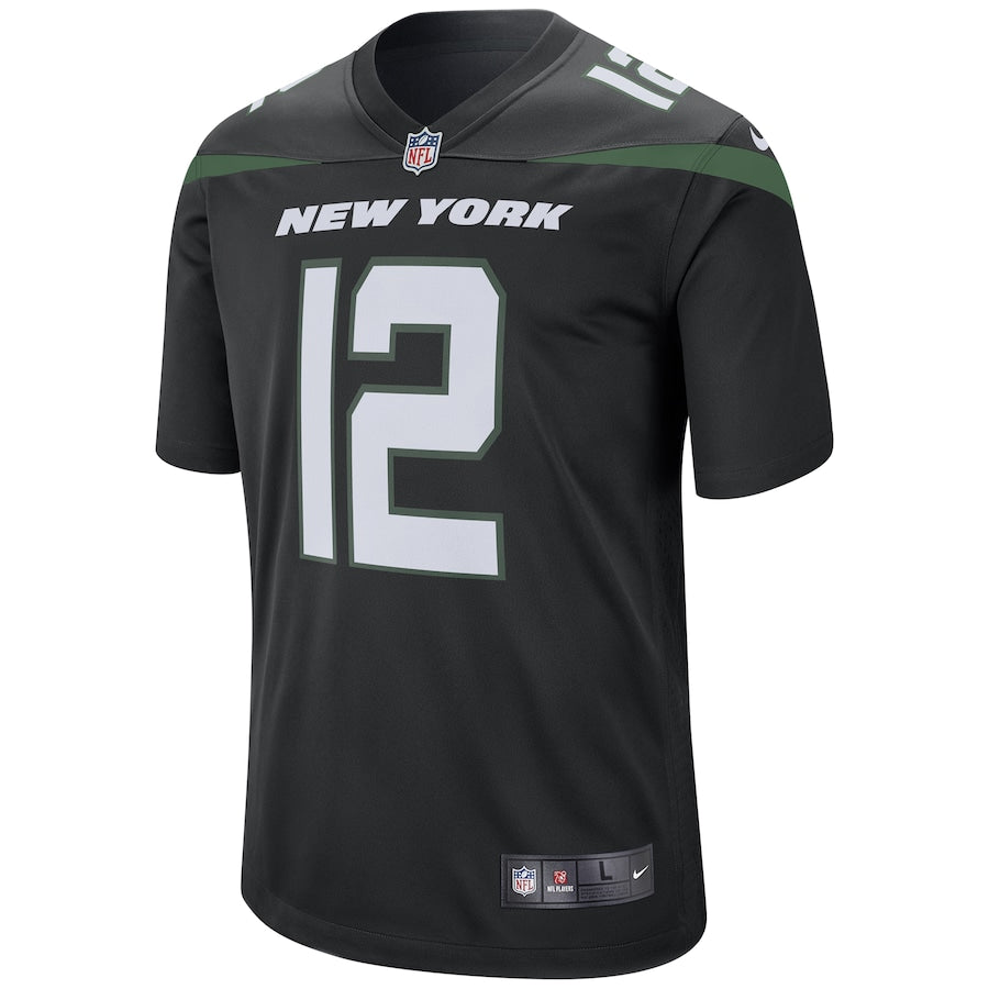 New York Jets Joe Namath Game Black Football Jersey product image