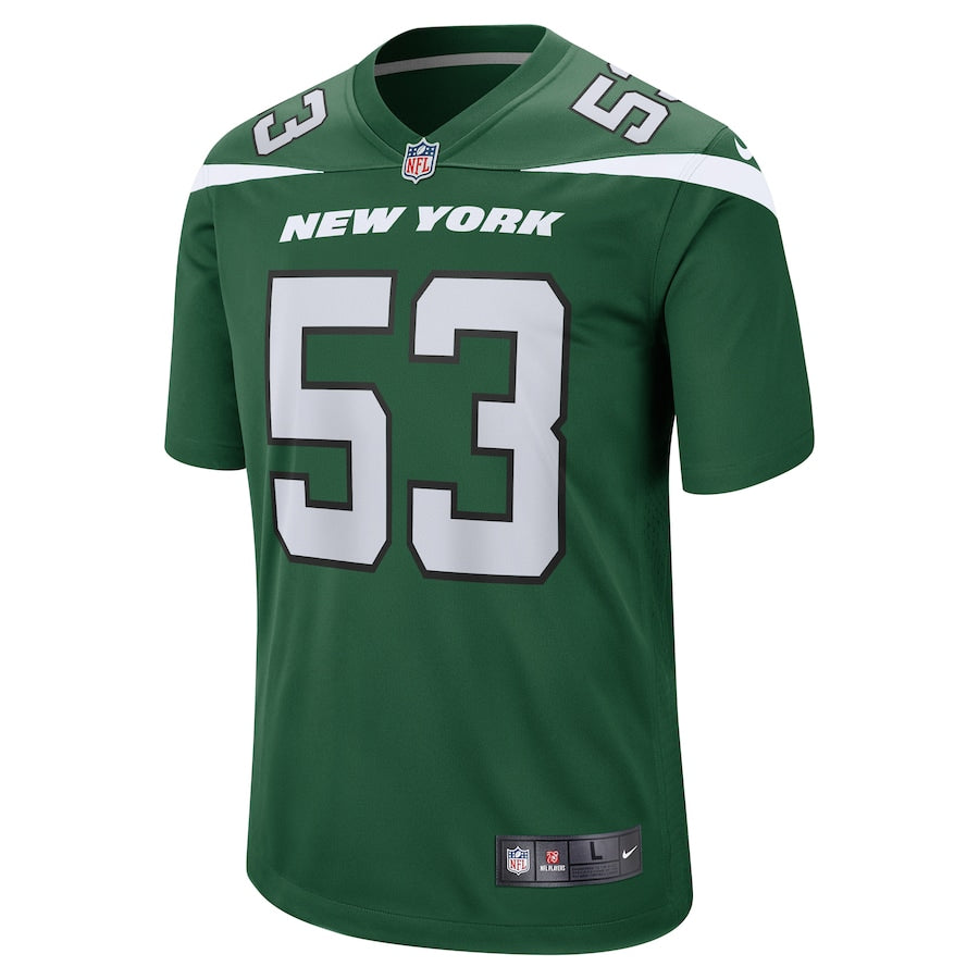 New York Jets Blake Cashman Game Gotham Green Football Jersey product image