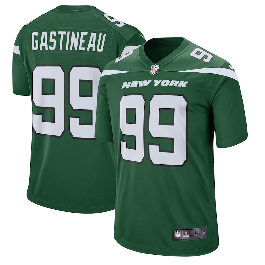 New York Jets Mark Gastineau Game Gotham Green Football Jersey product image