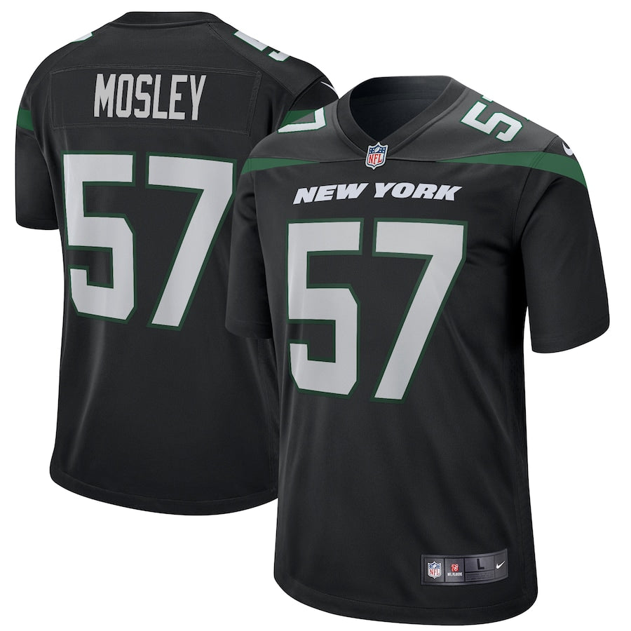 New York Jets C.j. Mosley Game Black Football Jersey product image