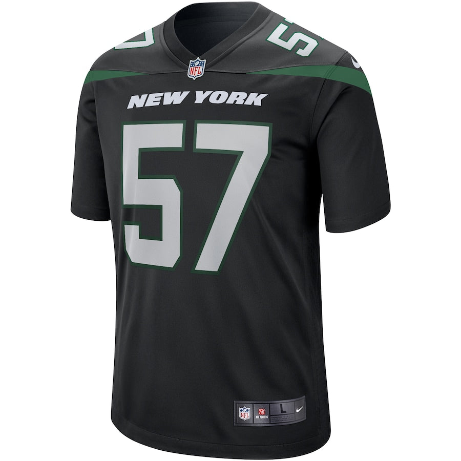 New York Jets C.j. Mosley Game Black Football Jersey product image