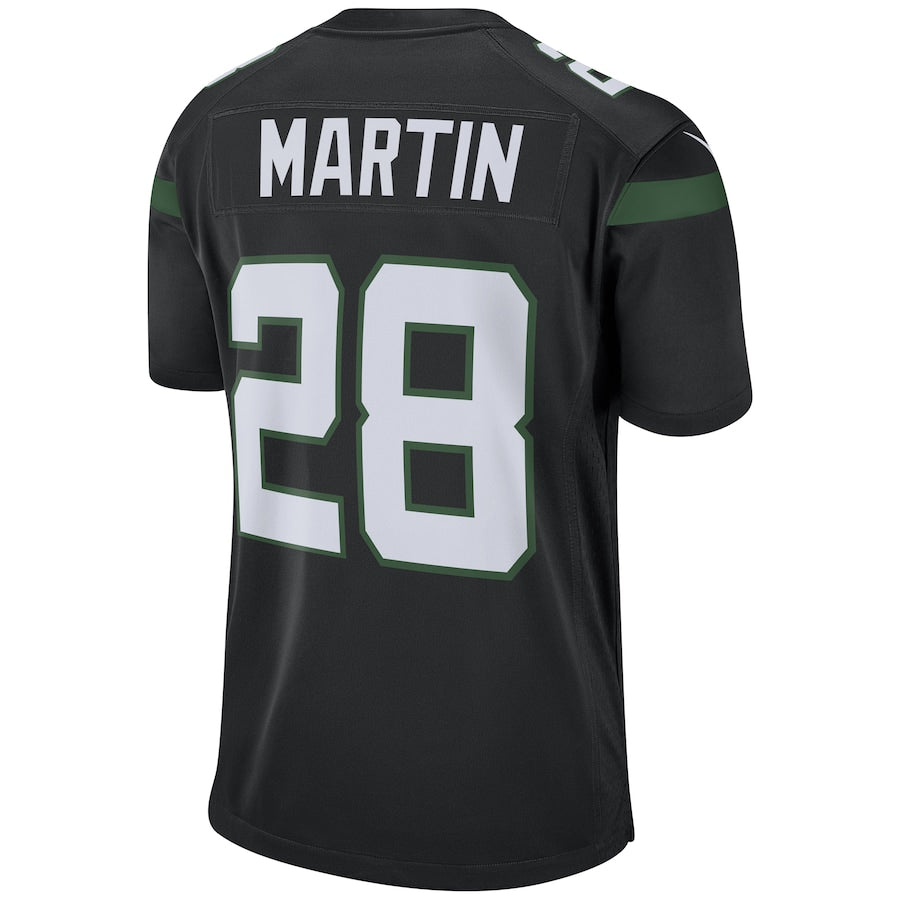 New York Jets Curtis Martin Game Black Football Jersey product image