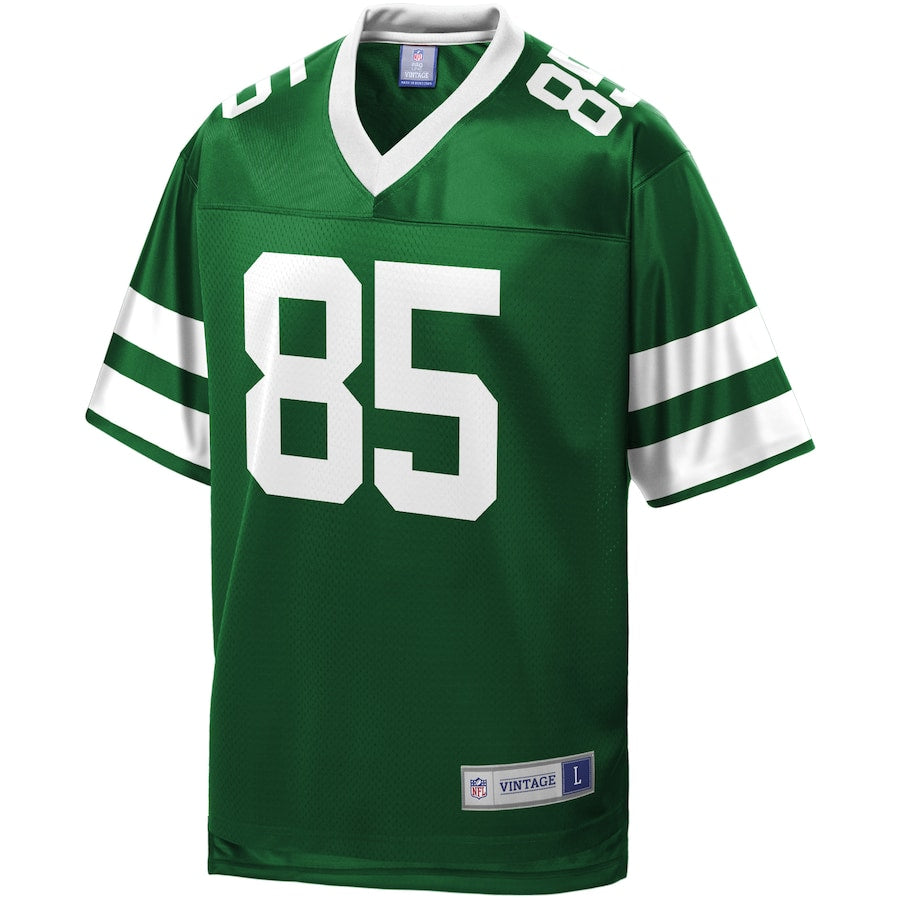 New York Jets Wesley Walker Pro Line Green Football Jersey product image