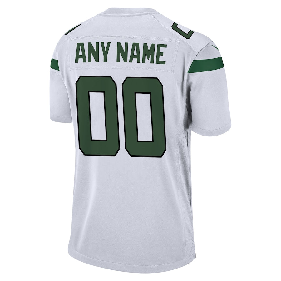 New York Jets 5 Custom Game White Football Jersey product image