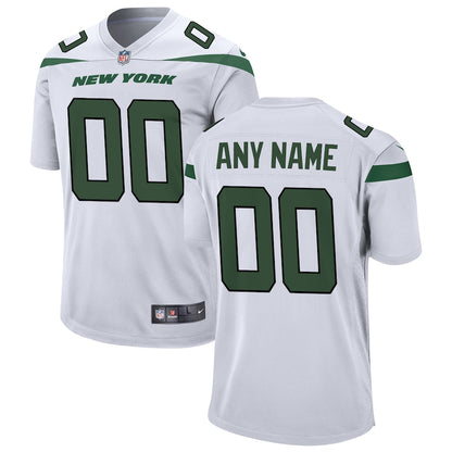 New York Jets 5 Custom Game White Football Jersey product image