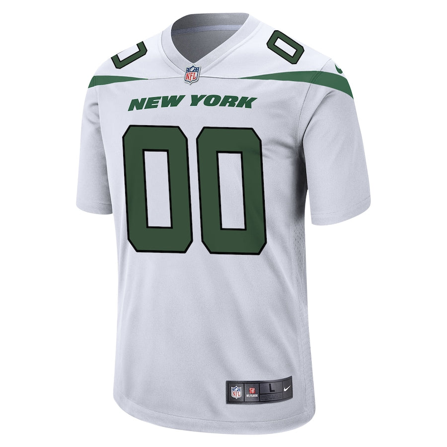 New York Jets 5 Custom Game White Football Jersey product image