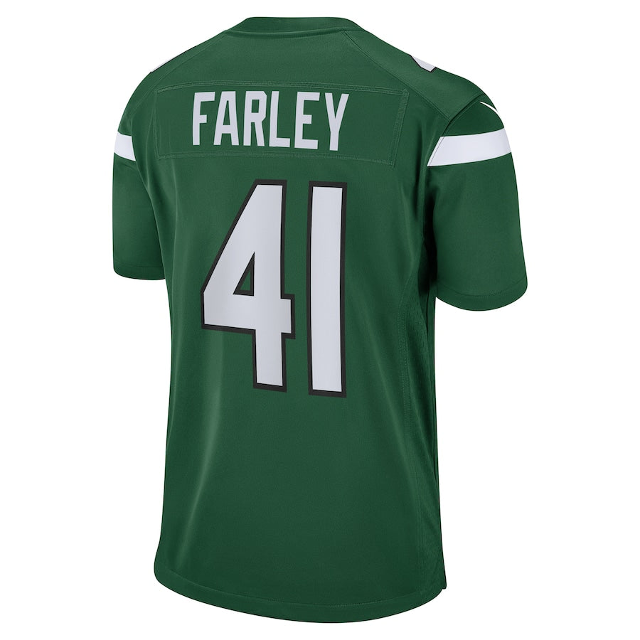 New York Jets Matthias Farley Game Gotham Green Football Jersey product image