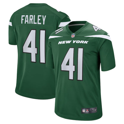 New York Jets Matthias Farley Game Gotham Green Football Jersey product image