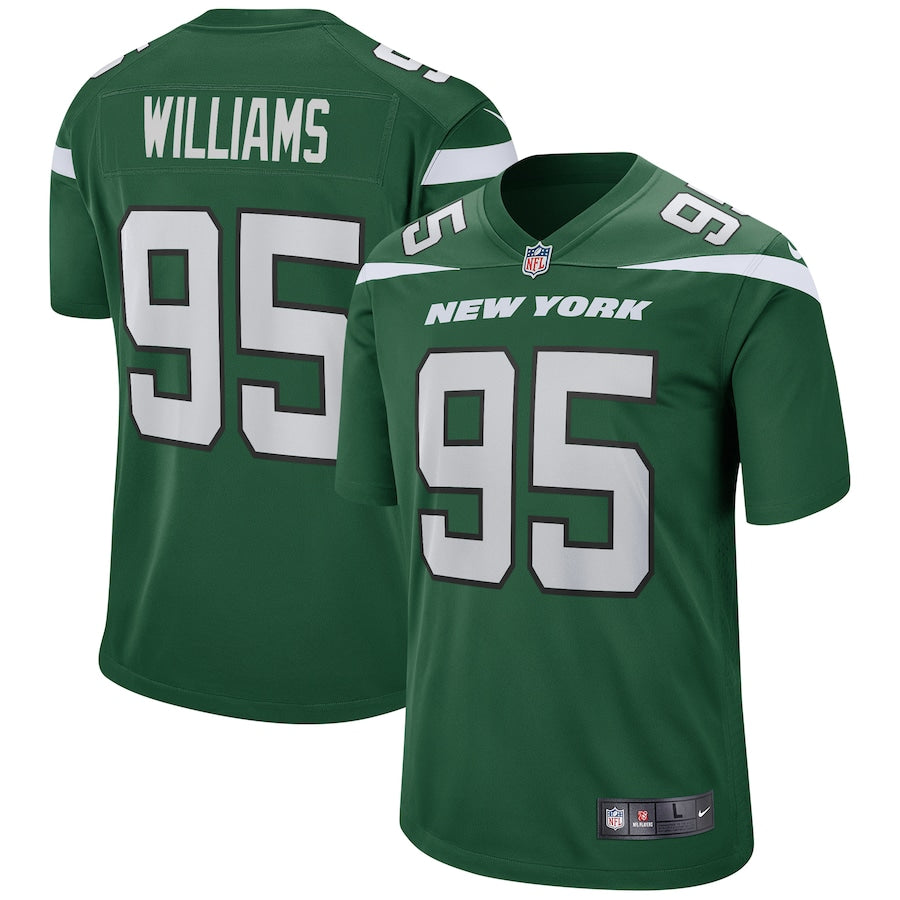 New York Jets Quinnen Williams Game Gotham Green Football Jersey product image