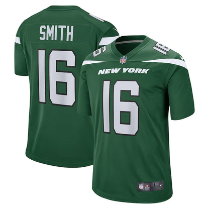 New York Jets Jeff Smith Game Gotham Green Football Jersey product image