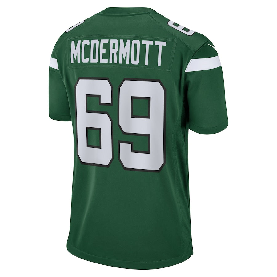 New York Jets Conor Mcdermott Game Gotham Green Football Jersey product image