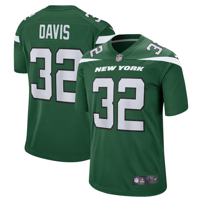 New York Jets Ashtyn Davis Game Gotham Green Football Jersey product image
