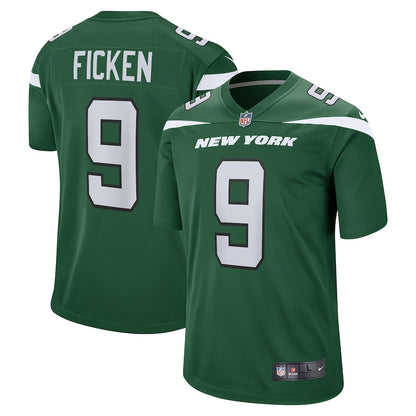 New York Jets Sam Ficken Game Gotham Green Football Jersey product image