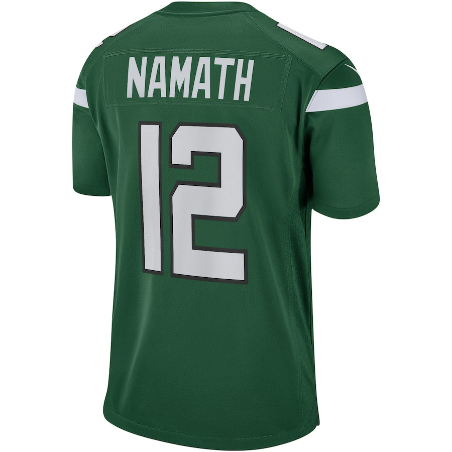 New York Jets Joe Namath Game Gotham Green Football Jersey product image