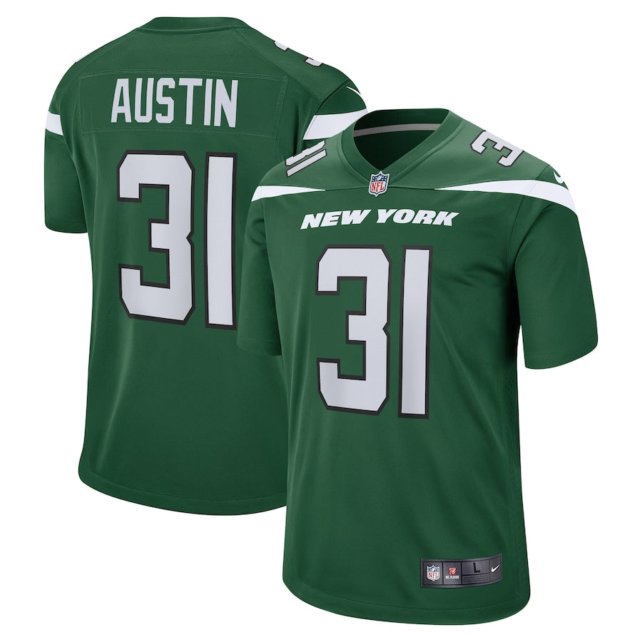 New York Jets Bless Austin Game Gotham Green Football Jersey product image