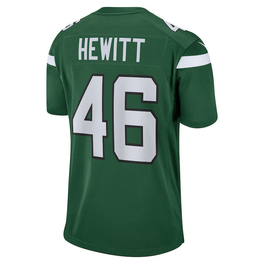 New York Jets Neville Hewitt Game Gotham Green Football Jersey product image