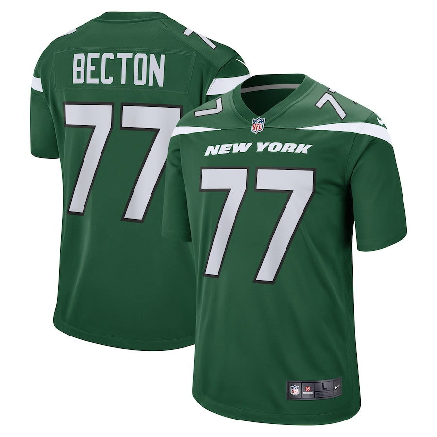New York Jets Mekhi Becton Game Gotham Green Football Jersey product image