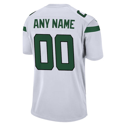 New York Jets Custom Game White Football Jersey product image