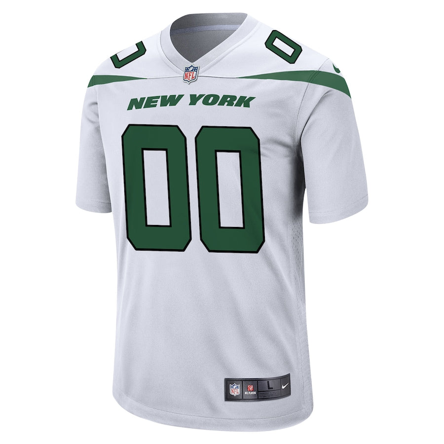 New York Jets Custom Game White Football Jersey product image