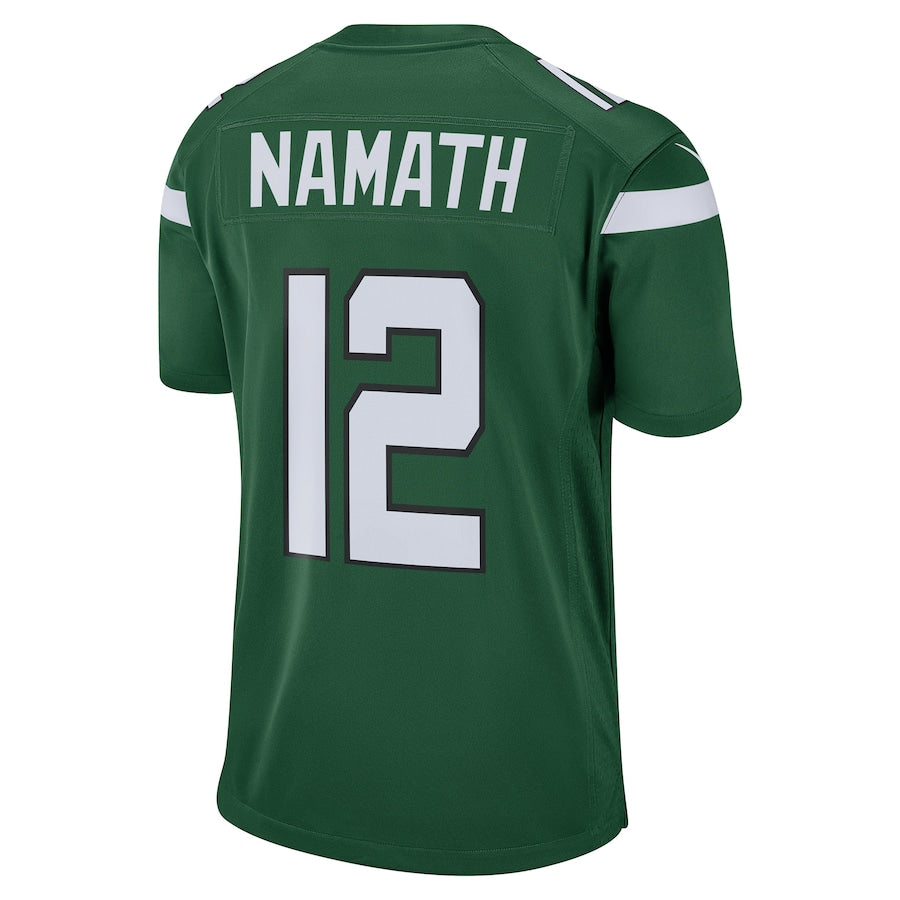 New York Jets Joe Namath Game Gotham Green Football Jersey product image