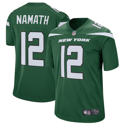 New York Jets Joe Namath Game Gotham Green Football Jersey product image