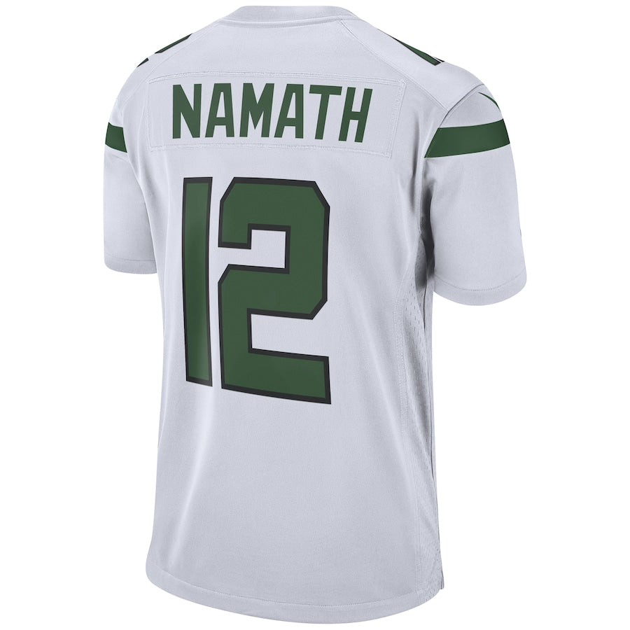 New York Jets Joe Namath Game White Football Jersey product image