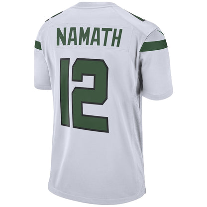 New York Jets Joe Namath Game White Football Jersey product image