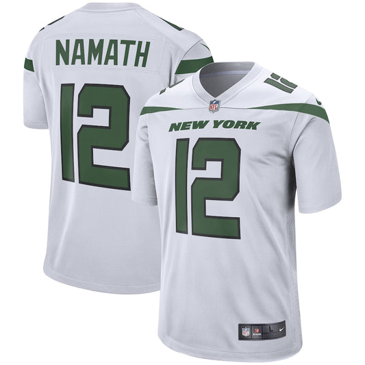 New York Jets Joe Namath Game White Football Jersey product image