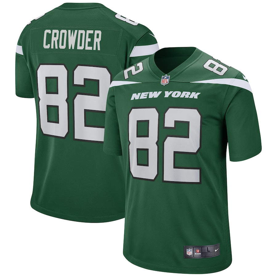 New York Jets Jamison Crowder Game Gotham Green Football Jersey product image