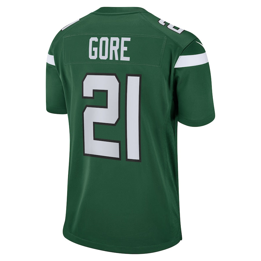 New York Jets Frank Gore Team Game Gotham Green Football Jersey product image