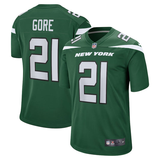 New York Jets Frank Gore Team Game Gotham Green Football Jersey product image
