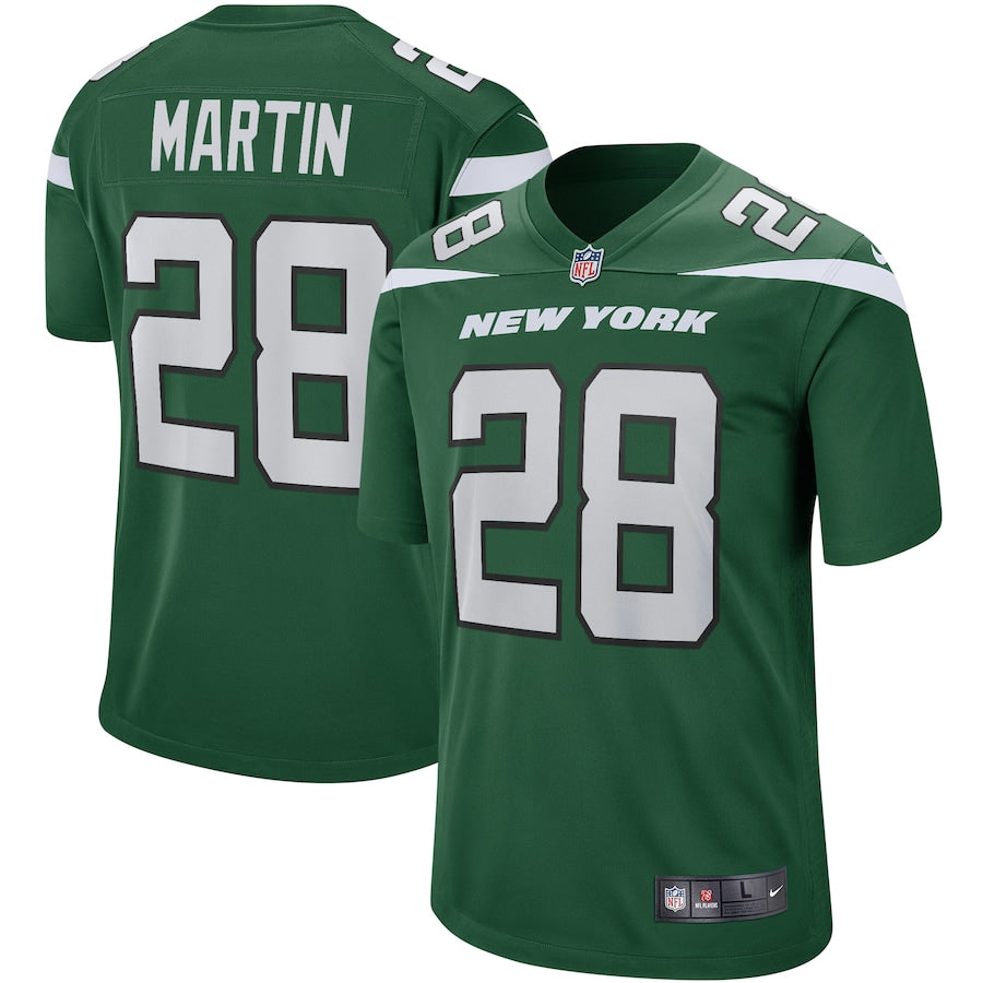 New York Jets Curtis Martin Game Gotham Green Football Jersey product image