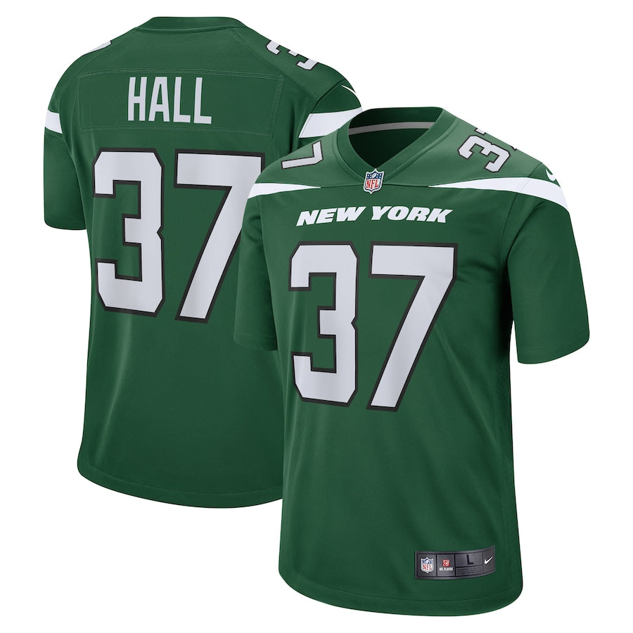 New York Jets Bryce Hall Game Gotham Green Football Jersey product image