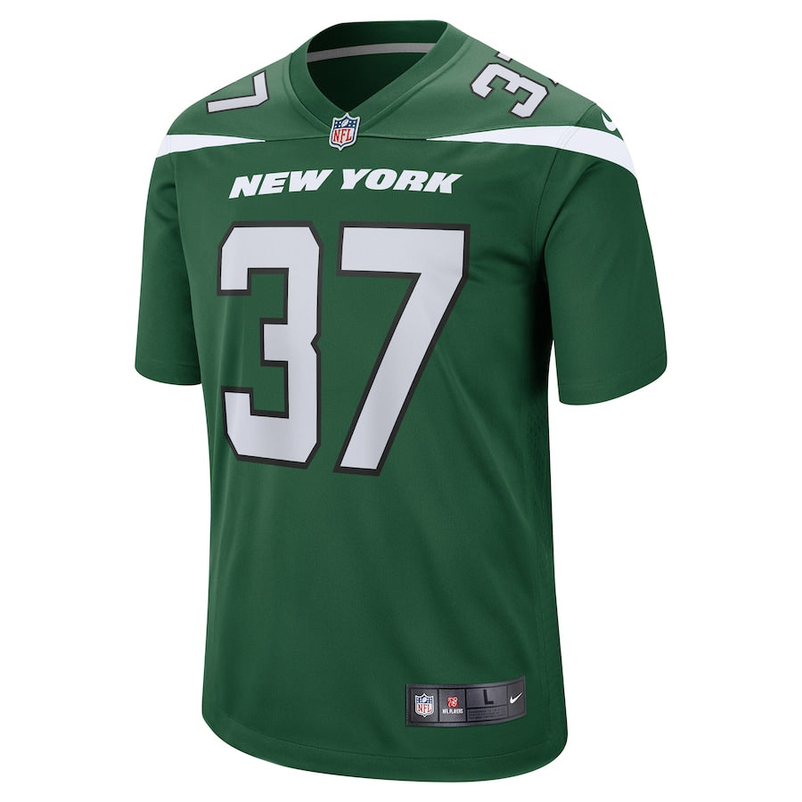 New York Jets Bryce Hall Game Gotham Green Football Jersey product image