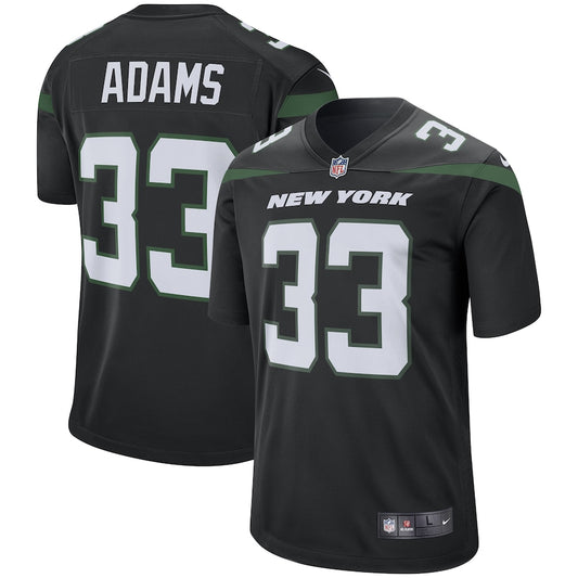 New York Jets Jamal Adams Game Black Football Jersey product image